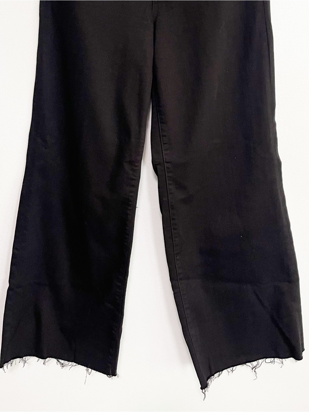 Favorite Daughter The Mischa Raw Hem Super High Rise Wide Leg Ankle Jeans 29 - Picture 8 of 9